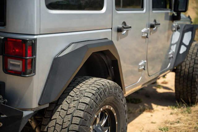 Armor Fender Flares Front and Rear for Jeep Wrangler JK 2007-2018 - Image 5