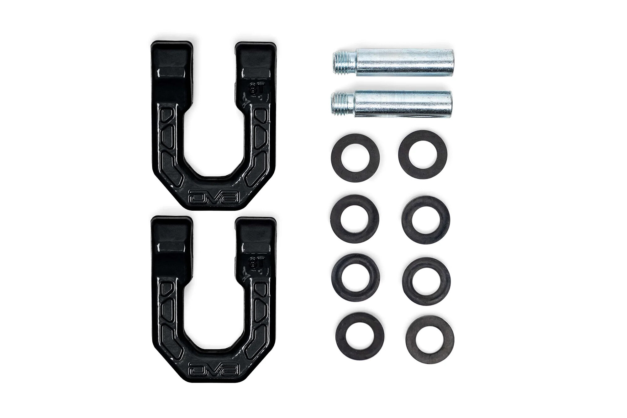 Elite Series 3/4in D-Ring Shackles in Black - Image 4