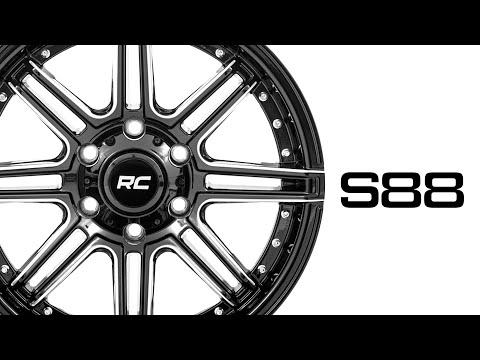 Rough Country 88 Series Wheel One-Piece Gloss Black 20x10 5x5 -19mm - Image 2