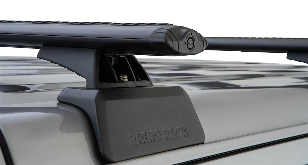 vortex rcl 3-bar backbone roof rack for jeep wrangler jl 4-door - black
