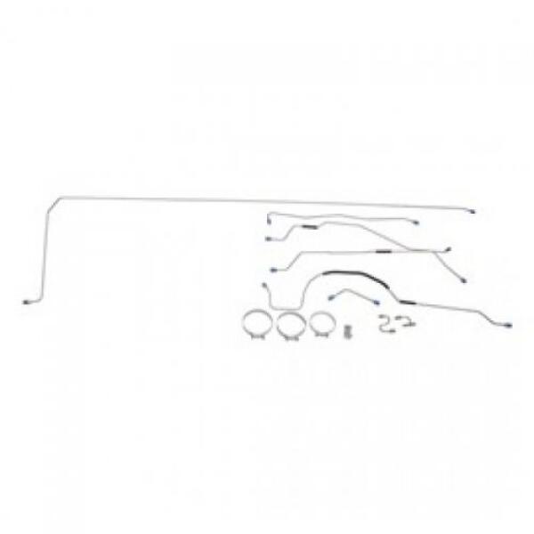 BRAKE LINE KIT FULL 10 INCH BRAKES 55-65 JEEP CJ5
