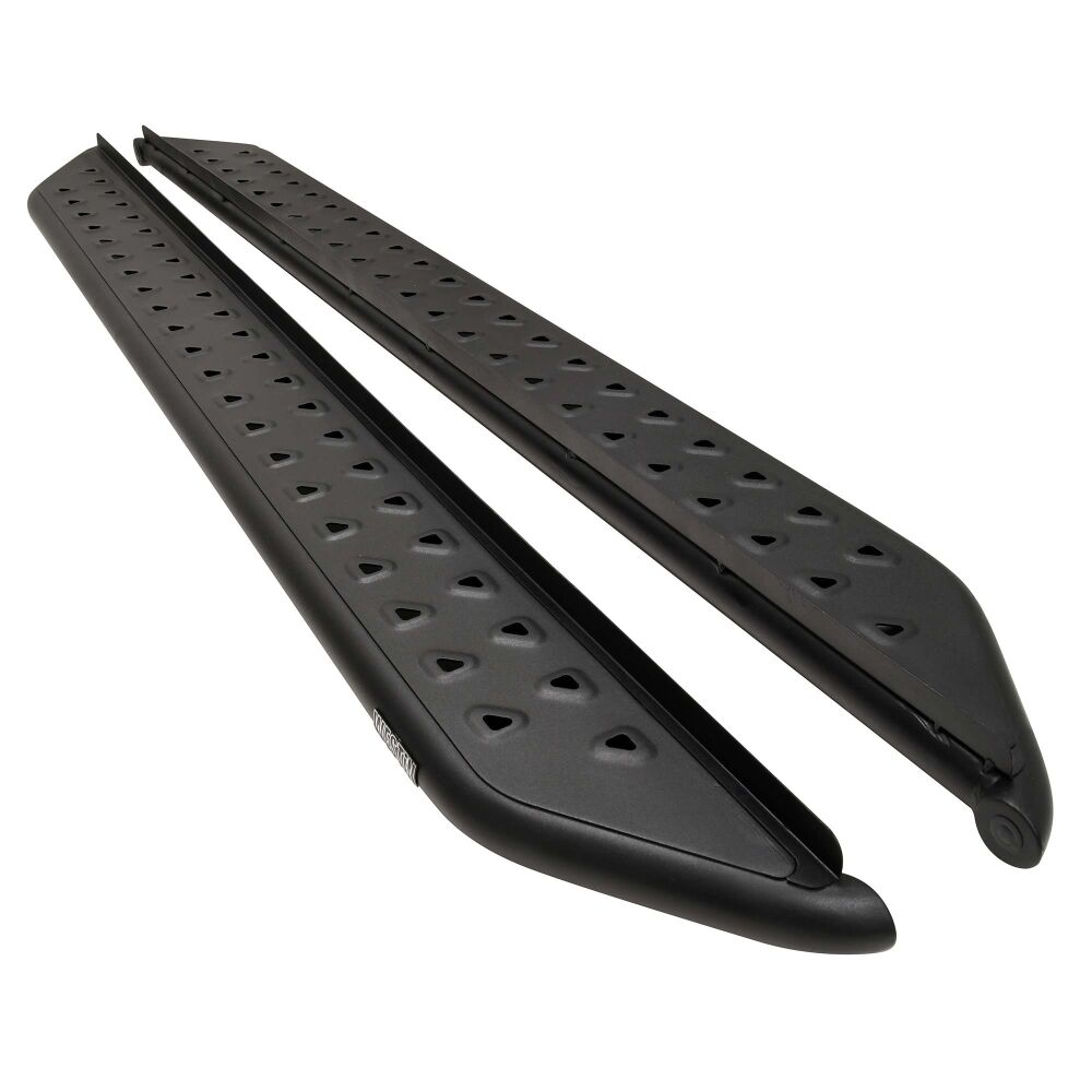 Outlaw Running Boards Textured Black for Jeep Wrangler JL Unlimited 2020 - Image 3