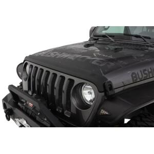 trail armor hood stone guard in textured black