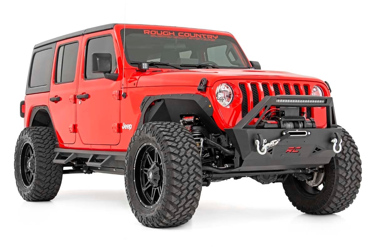 Rough Country 3.5 Inch Lift Kit Adj Lower FR D/S Vertex Jeep Wrangler Unlimited 2024 - Image 2