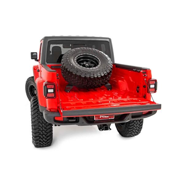 Bed Mount Spare Tire Carrier for Jeep Gladiator JT 4WD 2020-2023