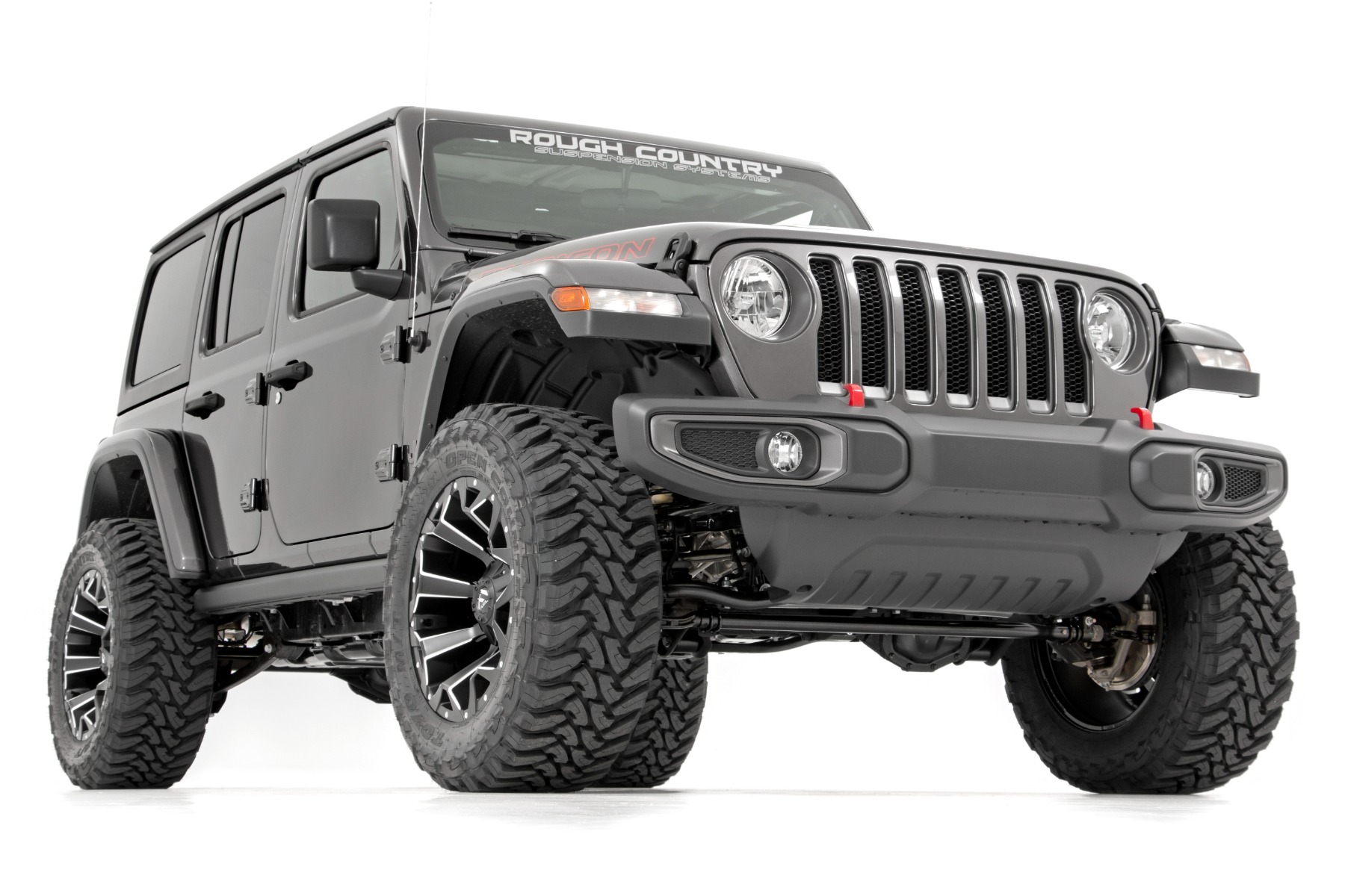 Rough Country 2.5 Inch Lift Kit Coils Vertex Jeep Wrangler Unlimited 4WD 2024 - Image 2