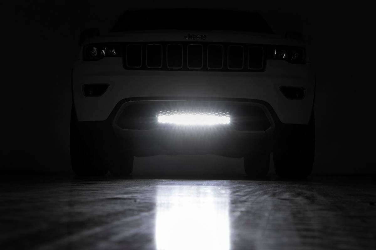 LED Light Kit Bumper Mount 20" Black Dual Row for Jeep Grand Cherokee WK2 2011-2020 - Image 5