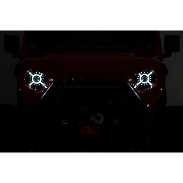 9 Inch Headlight Pair for Jeep Gladiator JT 2020-2023 and Wrangler JL 2018-2023 - Image 4