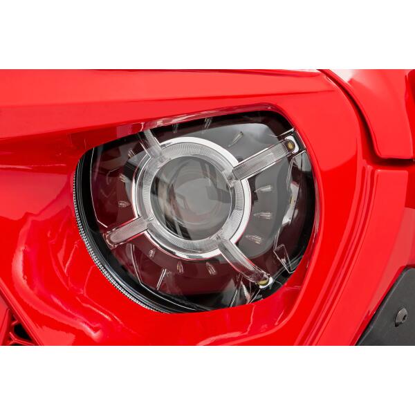 9 Inch Headlight Pair for Jeep Gladiator JT 2020-2023 and Wrangler JL 2018-2023 - Image 2