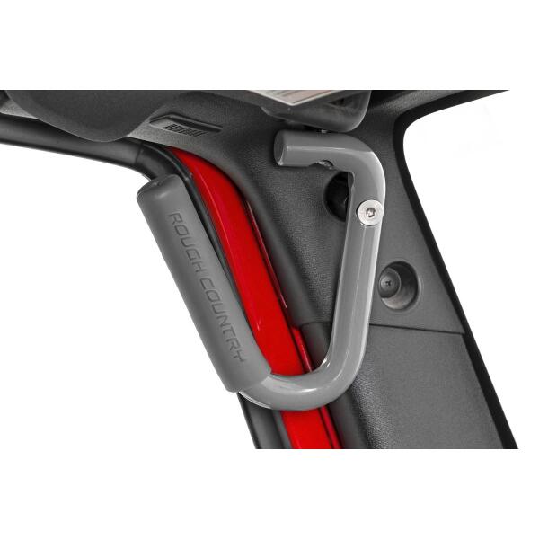 Grab Handles Steel FR and RR Gray for Jeep Wrangler JK 2007-2018 - Image 2