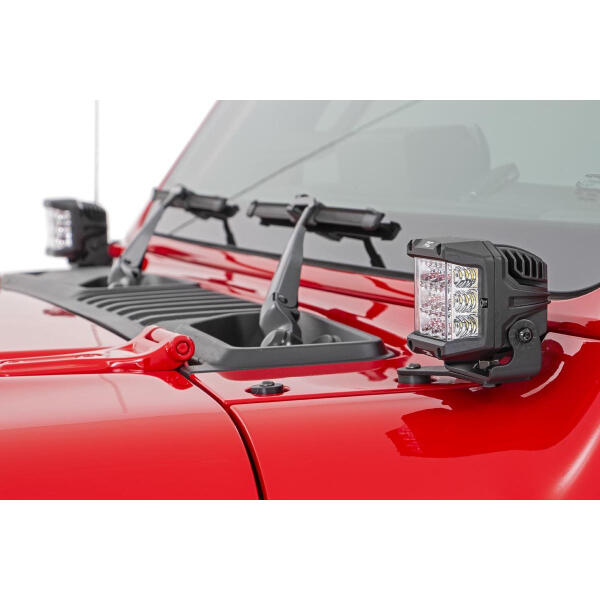 3" Wide Angle OSRAM LED Light Pair Chrome Series - Image 2