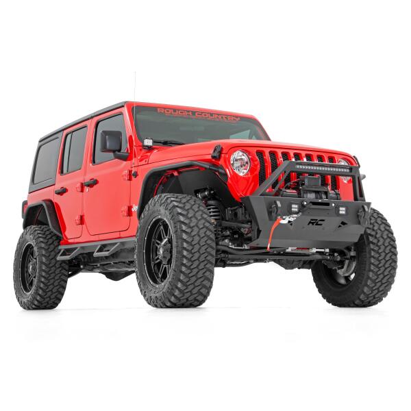 Rough Country Front Bumper Stubby Trail Jeep Gladiator JT/Wrangler JK & JL/Wrangler Unlimited - Image 2