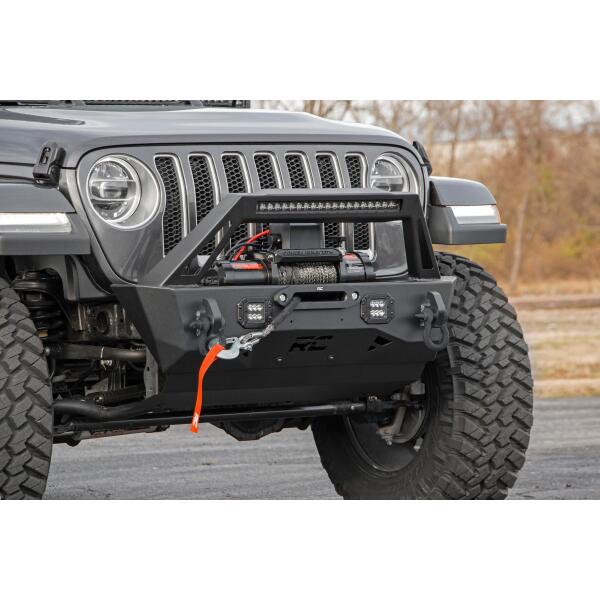 Rough Country Front Bumper Stubby Trail Jeep Gladiator JT/Wrangler JK & JL/Wrangler Unlimited - Image 5