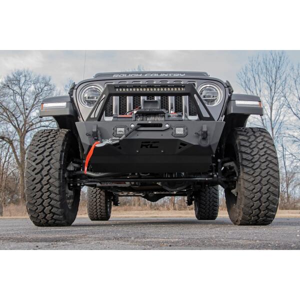 Rough Country Front Bumper Stubby Trail Jeep Gladiator JT/Wrangler JK & JL/Wrangler Unlimited - Image 6