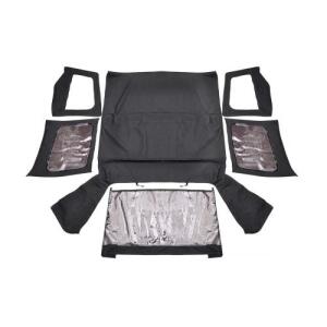 Rough Country Replacement Soft Top Black 1987-1995 Jeep Wrangler YJ