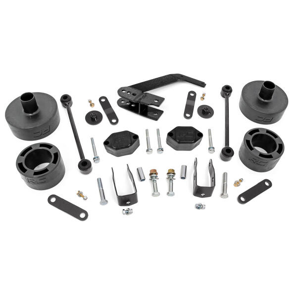 2.5in Series II Spacer Lift Kit with Shock Relocation Brackets for Jeep Wrangler JK 2007-2018