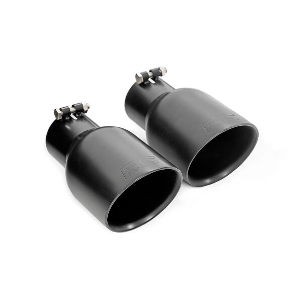 Dual Outlet Performance Axle Back in Matte Black for Jeep Wrangler JK 2007-2018 - Image 3