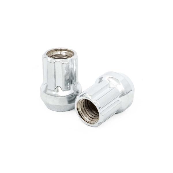 M14 x 1.5 Lug Nut Set of 24 Chrome Open End - Image 2
