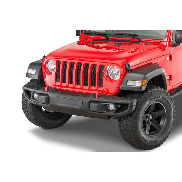 Front Bumper Skid Plate for Jeep Wrangler JL and Gladiator JT 2018-2025 with Steel Bumper - Image 2