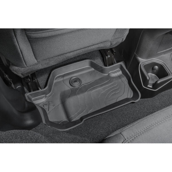 All-Weather Front and Rear Floor Liner Pair for Jeep Wrangler JL 2 Door 2018-2024 - Image 13