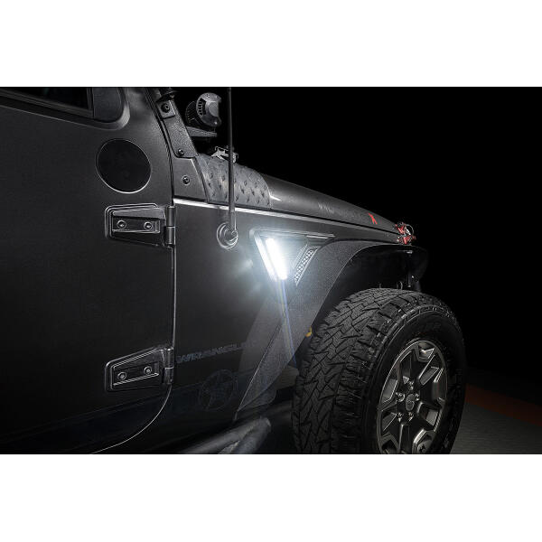 Sidetrack Fender LED Lighting System for Jeep Wrangler JK 2007-2018 - Image 3