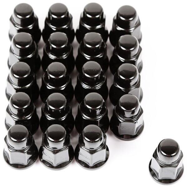 ÊWHEEL LUG NUT SET, 20-PIECE - BLACK