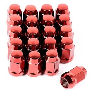 WHEEL LUG NUT SET, 20 PIECE - RED