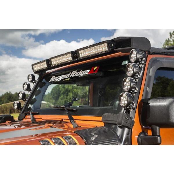 ELITE FAST TRACK MODULAR LED BAR MOUNT for Jeep JK 07-16