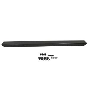54" Front Bumper Without Holes in Black Powder Coated Stainless Steel for 1945-1986 Jeep CJ Vehicles