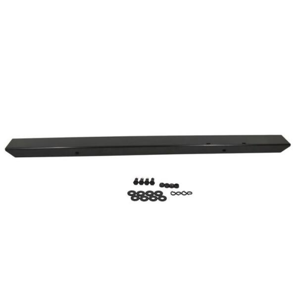 54" Front Bumper Without Holes in Black Powder Coated Stainless Steel for 1945-1986 Jeep CJ Vehicles