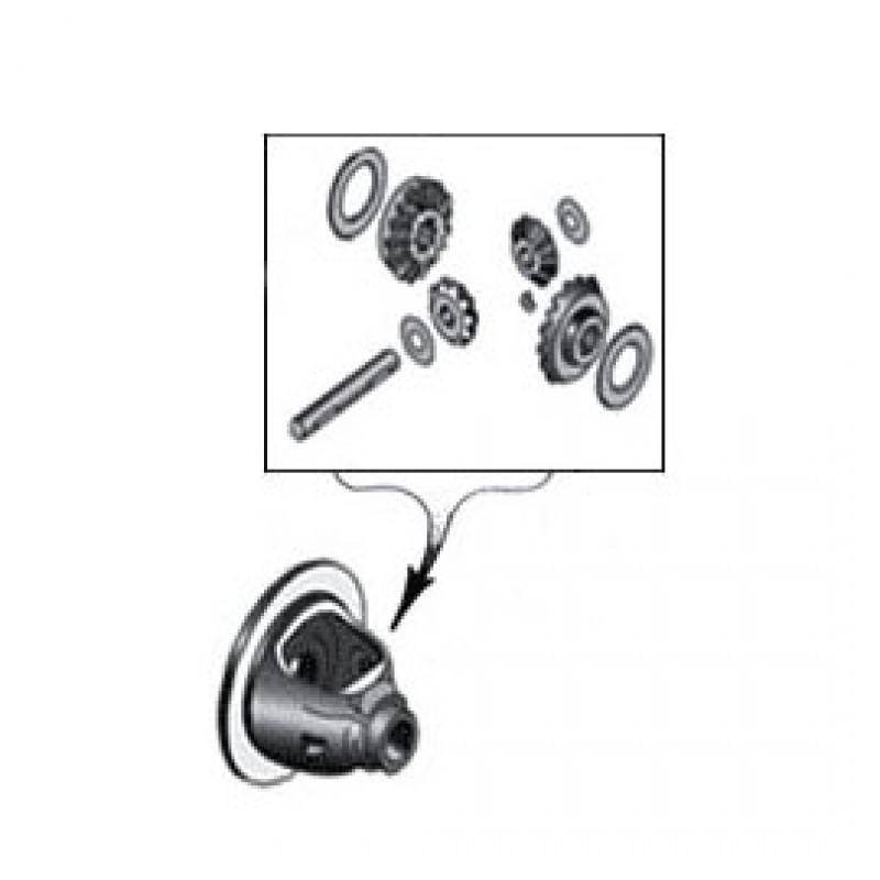 321 gear ratio differential case assembly