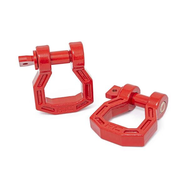 D-Ring Forged Pair Red
