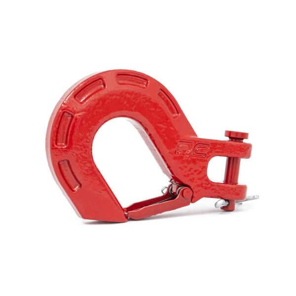 Winch Hook Forged Red