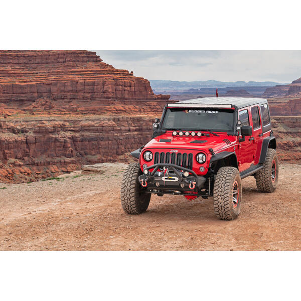 Front and Rear Steel Tube Fender Flares for Jeep Wrangler JK 2007-2018 - Image 2