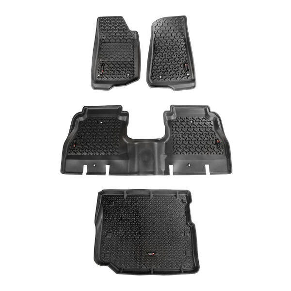 Floor Liners Triple Combo for Jeep Wrangler JL Unlimited 2018-2024 4-Door