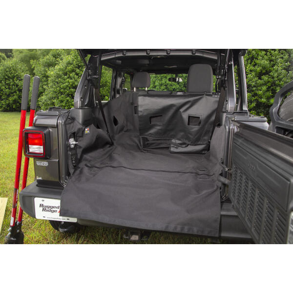Rear Cargo Cover for Jeep Wrangler JL Unlimited 2018-2024 - Image 4