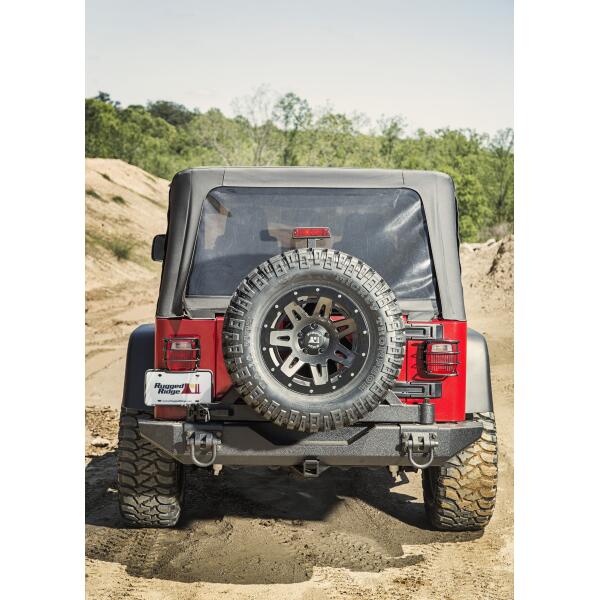 Montana Replacement Soft Top with Tinted Windows in Black Diamond for Jeep Wrangler Unlimited LJ 2004-2006 - Image 2