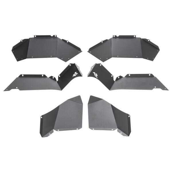 Aluminum Inner Fender Flare Liners Rear Liners for Jeep Wrangler JL 2018-2024