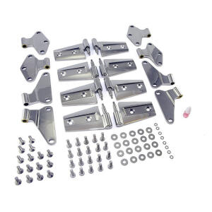 Stainless Steel Door Hinge Kit for Jeep Wrangler Unlimited JK 2007-2018 4 Door