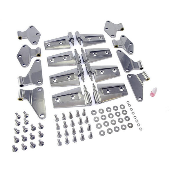 Stainless Steel Door Hinge Kit for Jeep Wrangler Unlimited JK 2007-2018 4 Door