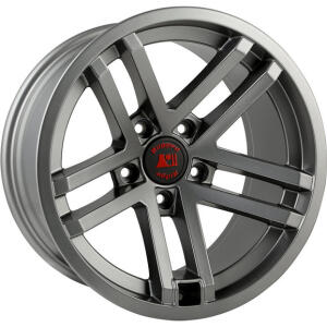 Jesse Spade Wheel in Gun Metal Gray for 07-22 Jeep Wrangler JL, JK and Gladiator JT