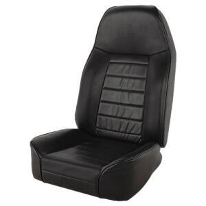 Standard Front Bucket Seat Black Denim 1976-2016 Jeep Wrangler JK TJ TJL YJ CJ7 CJ8 Scrambler