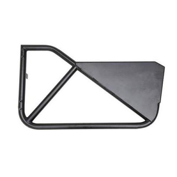 SRC Front Tubular Doors Pair Textured Black 2007-2017 Jeep Wrangler JK & Wrangler Unlimited JK