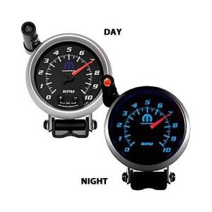 Tachometer Pedestal-Mount with Shift Light Full Sweep Electronic 3 3/8" Black Dial 0-10000 RPM