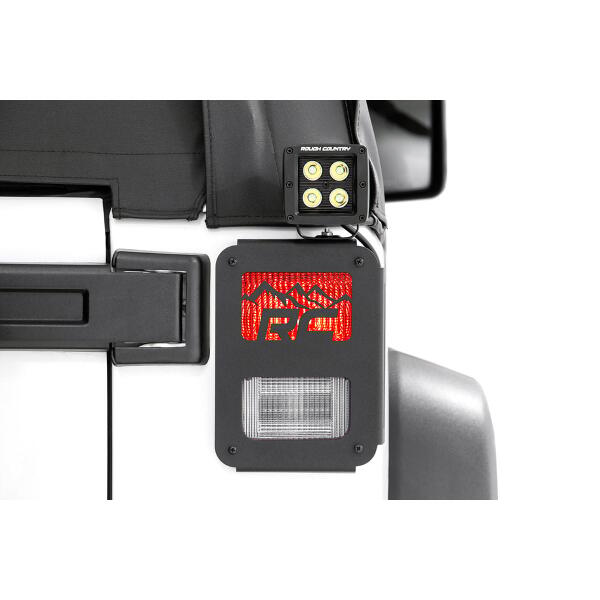 Tail Light Cover Mountain for Jeep Wrangler JK 2007-2018