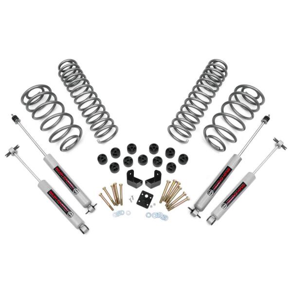 3.75in Combo Lift Kit with N3 Shocks for Jeep Wrangler TJ 1997-2006 with 4 Cylinder Engine