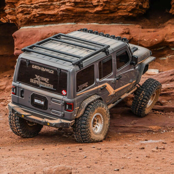 Mesa Roof Rack Textured Black for Jeep Wrangler JL Unlimited 4-Door 2018-2025 - Image 6