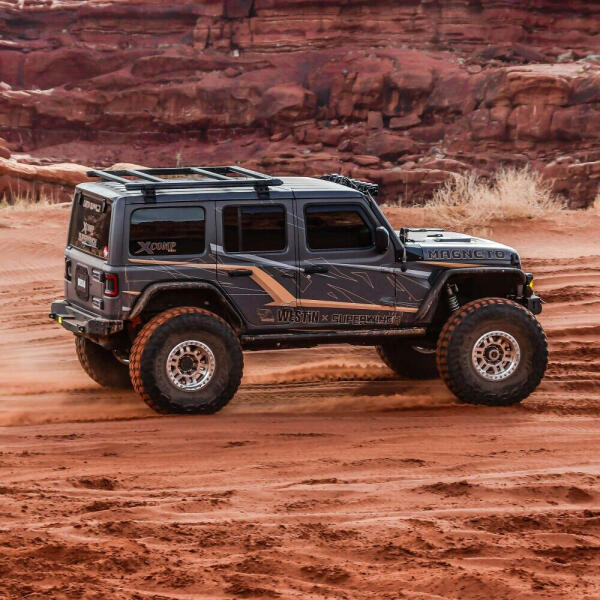 Mesa Roof Rack Textured Black for Jeep Wrangler JL Unlimited 4-Door 2018-2025 - Image 7