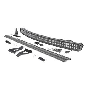 led light kit windshield mount 50 blk dual row